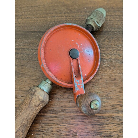 Vintage Hand Drill, Eggbeater Style, USA - Picture 3 of 4